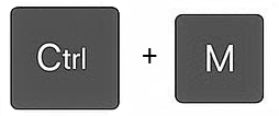 Ctrl + M shortcut: Add a slide